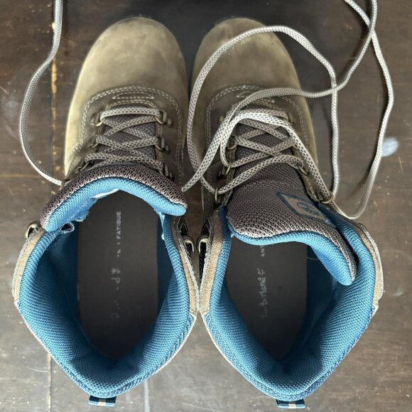 Timberland Women's Mt. Maddsen Mid WaterProof Hiking Boots – Grey/Olive - Picture 10 of 15